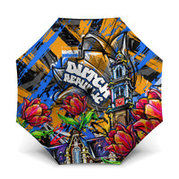 Amsterdam Dutch Republic Netherlands Umbrella Urban Graffiti Patriotic Landmark Tulips
