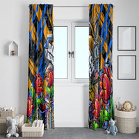 Amsterdam Dutch Republic Netherlands Window Curtain Urban Graffiti Patriotic Landmark Tulips