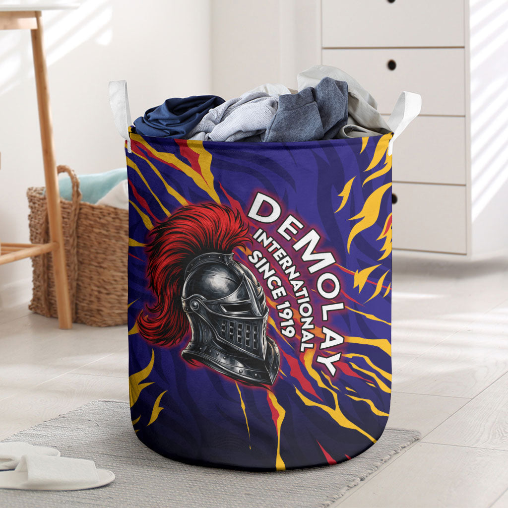 DeMolay 1919 Laundry Basket Knight Faith Unto Death Graphic Art
