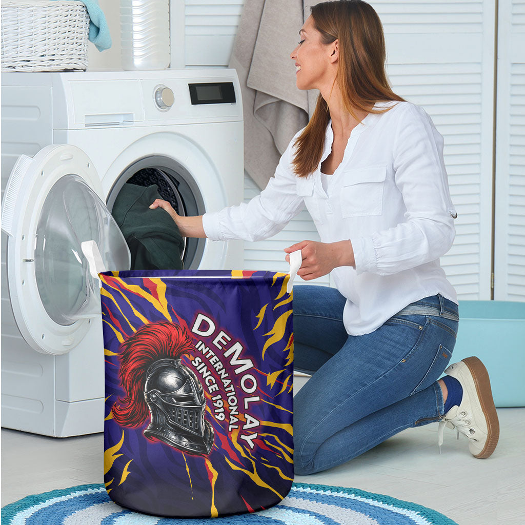 DeMolay 1919 Laundry Basket Knight Faith Unto Death Graphic Art