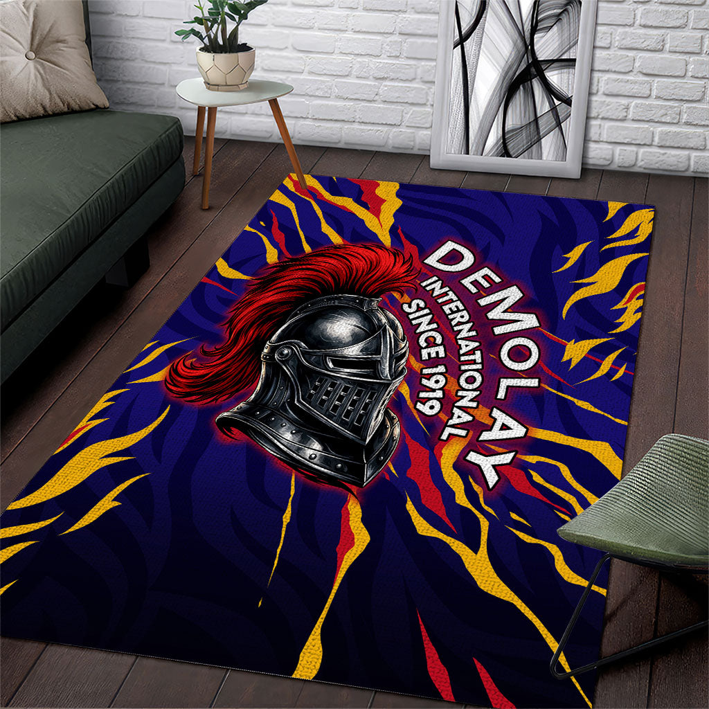 DeMolay 1919 Area Rug Knight Faith Unto Death Graphic Art