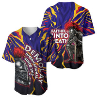 DeMolay 1919 Baseball Jersey Knight Faith Unto Death Graphic Art