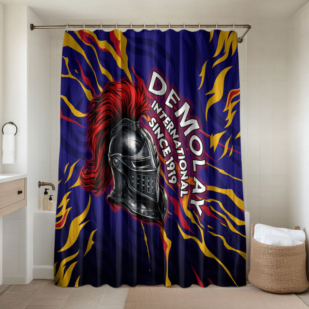 DeMolay 1919 Bathroom Set Knight Faith Unto Death Graphic Art
