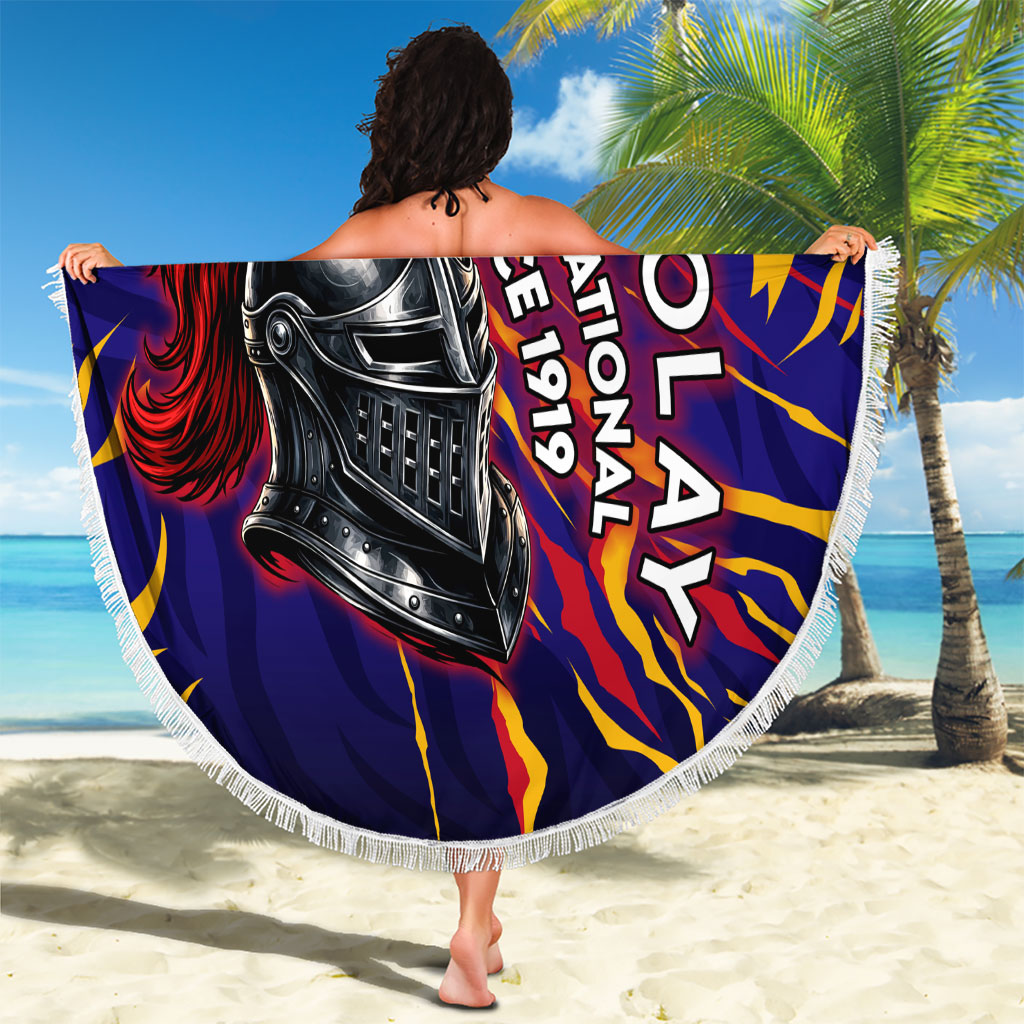 DeMolay 1919 Beach Blanket Knight Faith Unto Death Graphic Art