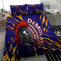 DeMolay 1919 Bedding Set Knight Faith Unto Death Graphic Art