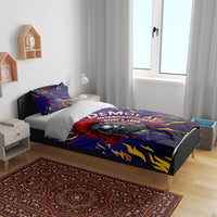 DeMolay 1919 Bedding Set Knight Faith Unto Death Graphic Art