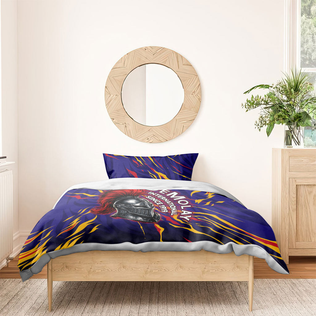 DeMolay 1919 Bedding Set Knight Faith Unto Death Graphic Art