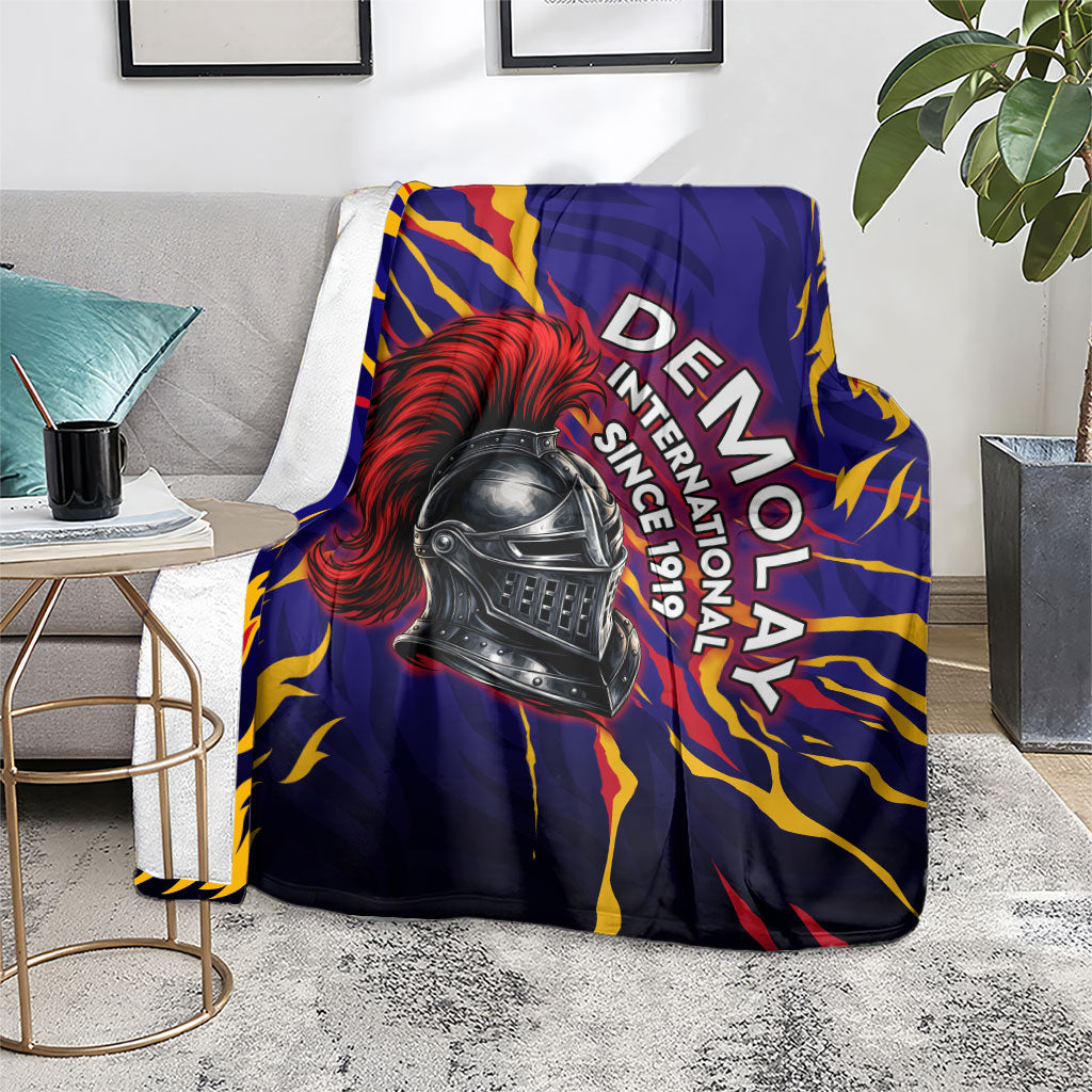 DeMolay 1919 Blanket Knight Faith Unto Death Graphic Art