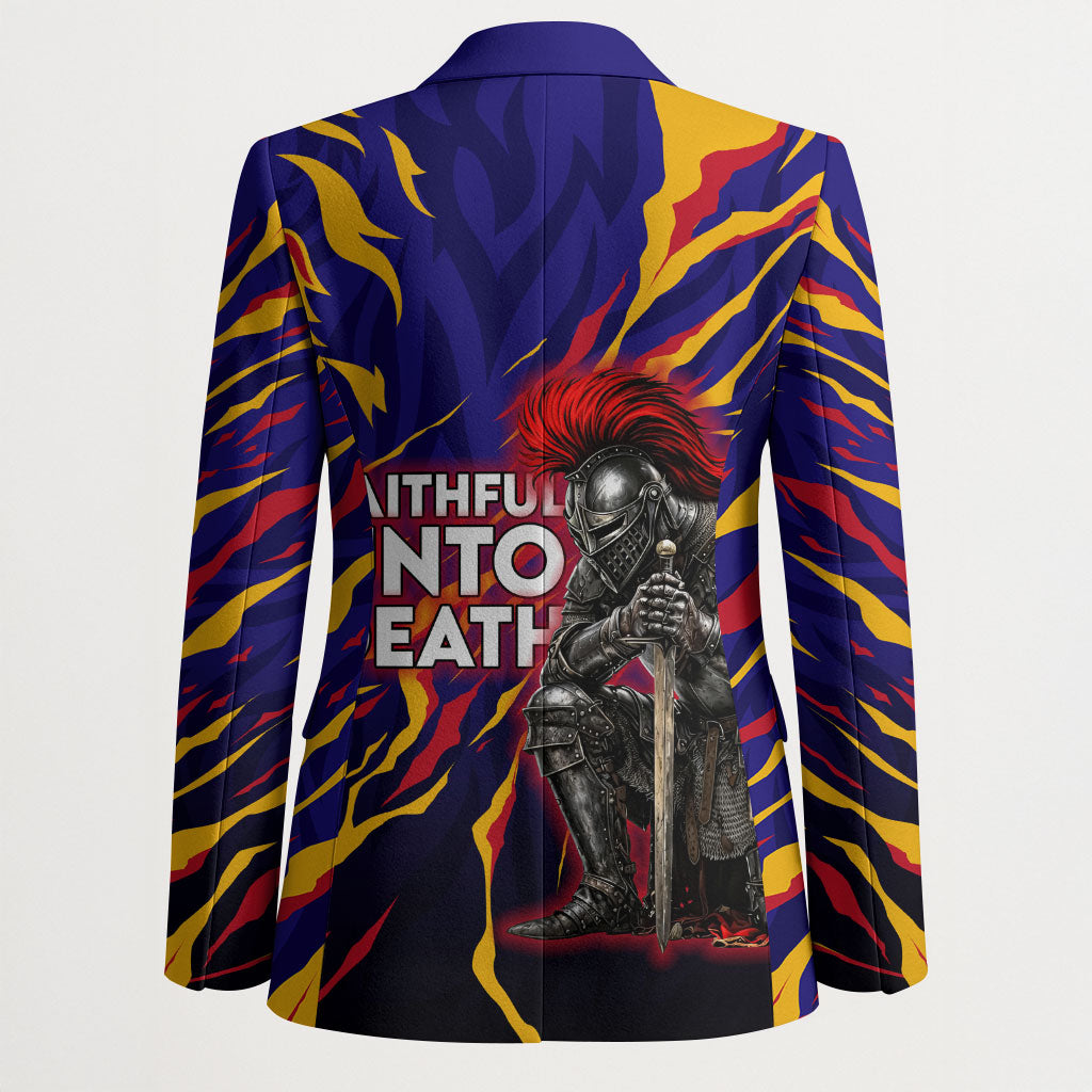 DeMolay 1919 Blazer Knight Faith Unto Death Graphic Art