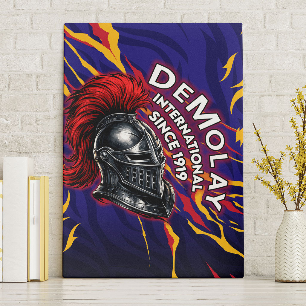 DeMolay 1919 Canvas Wall Art Knight Faith Unto Death Graphic Art