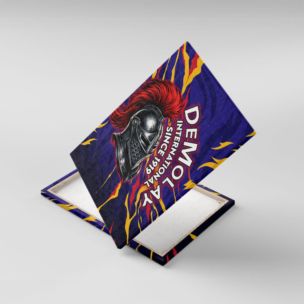 DeMolay 1919 Canvas Wall Art Knight Faith Unto Death Graphic Art