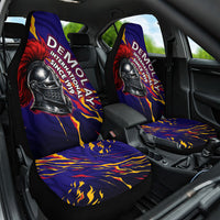 DeMolay 1919 Car Seat Cover Knight Faith Unto Death Graphic Art