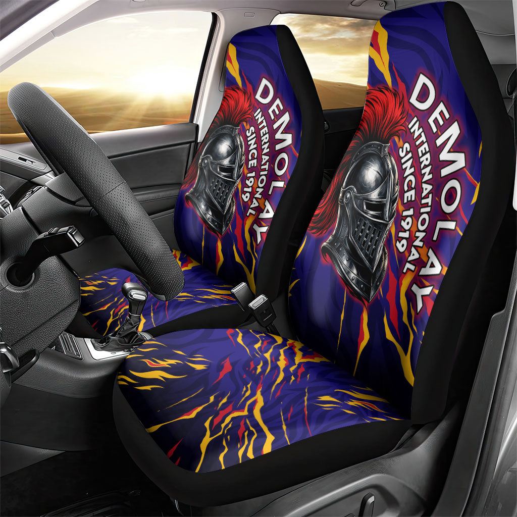 DeMolay 1919 Car Seat Cover Knight Faith Unto Death Graphic Art