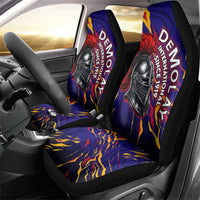 DeMolay 1919 Car Seat Cover Knight Faith Unto Death Graphic Art