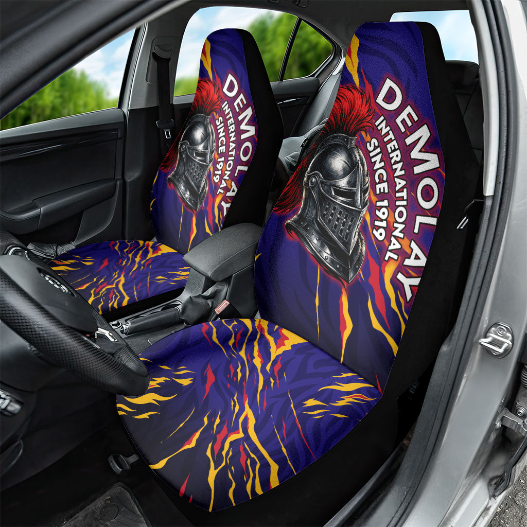 DeMolay 1919 Car Seat Cover Knight Faith Unto Death Graphic Art