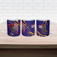 DeMolay 1919 Ceramic Mug Knight Faith Unto Death Graphic Art