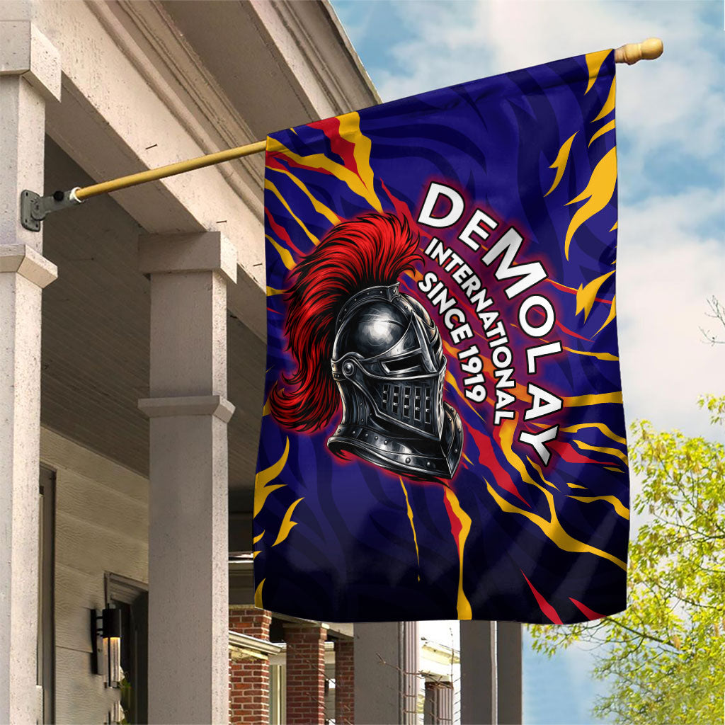 DeMolay 1919 Garden Flag Knight Faith Unto Death Graphic Art
