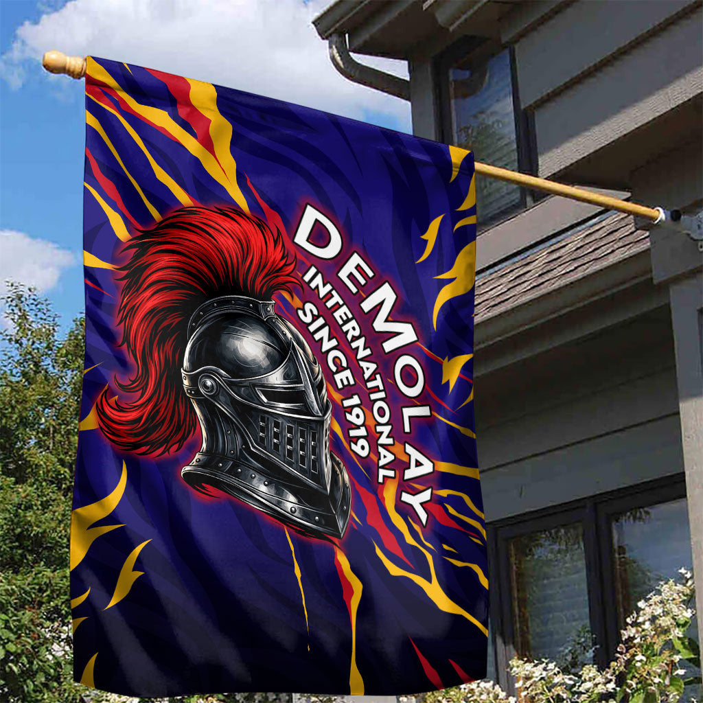 DeMolay 1919 Garden Flag Knight Faith Unto Death Graphic Art