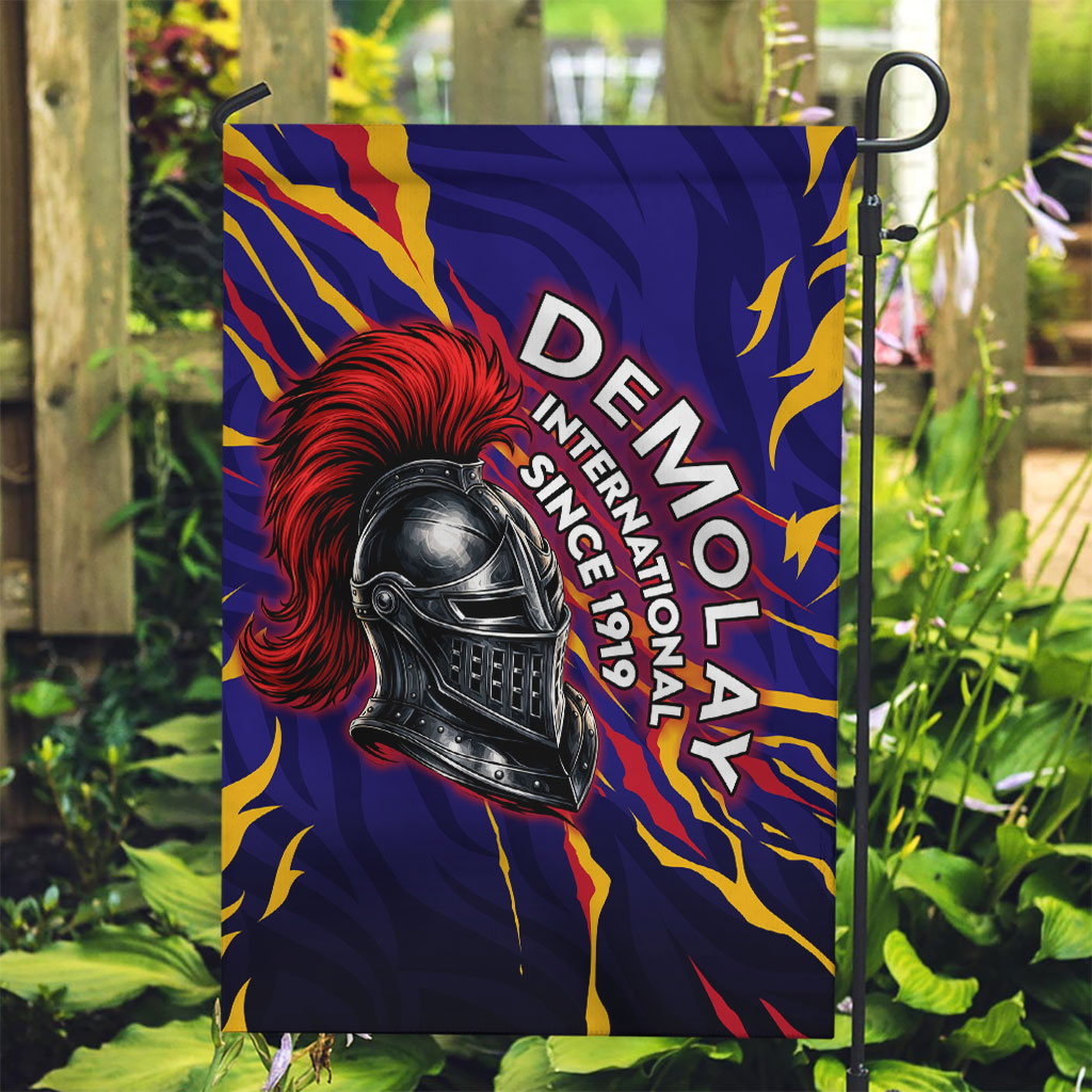 DeMolay 1919 Garden Flag Knight Faith Unto Death Graphic Art