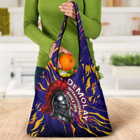 DeMolay 1919 Grocery Bag Knight Faith Unto Death Graphic Art