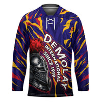 DeMolay 1919 Hockey Jersey Knight Faith Unto Death Graphic Art