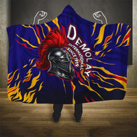 DeMolay 1919 Hooded Blanket Knight Faith Unto Death Graphic Art