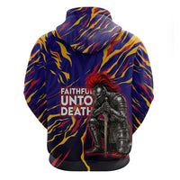 DeMolay 1919 Hoodie Knight Faith Unto Death Graphic Art