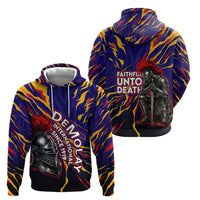 DeMolay 1919 Hoodie Knight Faith Unto Death Graphic Art