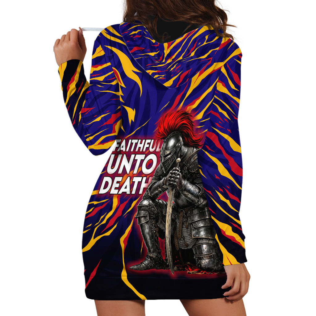 DeMolay 1919 Hoodie Dress Knight Faith Unto Death Graphic Art