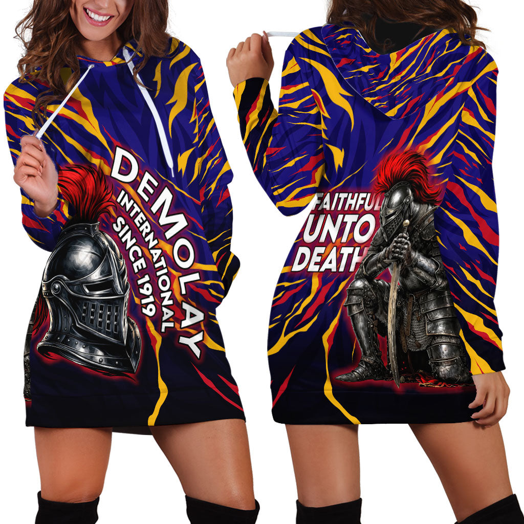 DeMolay 1919 Hoodie Dress Knight Faith Unto Death Graphic Art