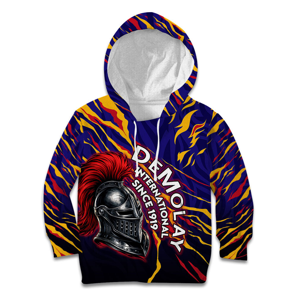 DeMolay 1919 Kid Hoodie Knight Faith Unto Death Graphic Art