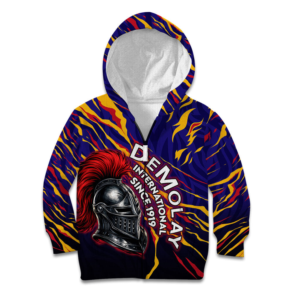 DeMolay 1919 Kid Hoodie Knight Faith Unto Death Graphic Art