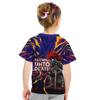 DeMolay 1919 Kid T Shirt Knight Faith Unto Death Graphic Art