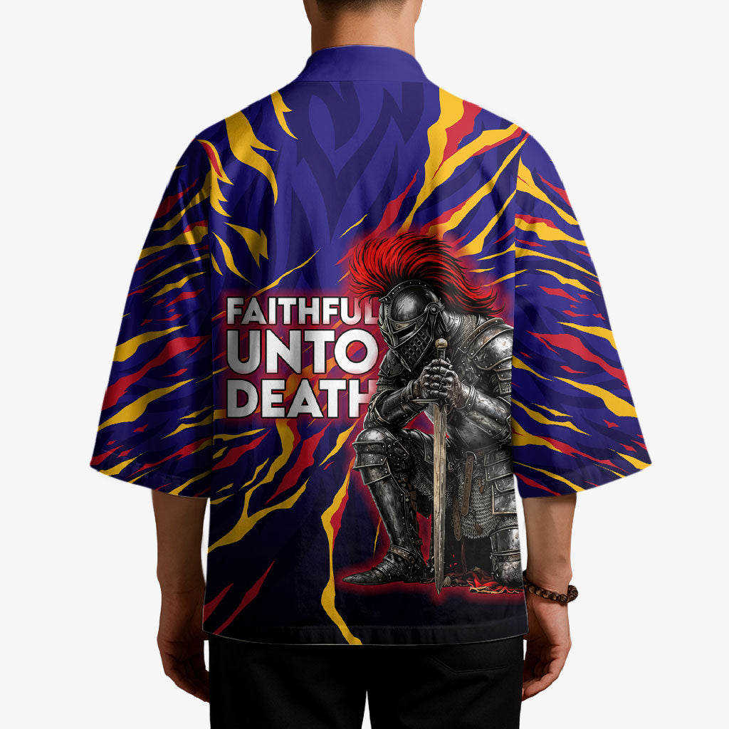 DeMolay 1919 Kimono Knight Faith Unto Death Graphic Art