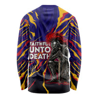 DeMolay 1919 Long Sleeve Shirt Knight Faith Unto Death Graphic Art