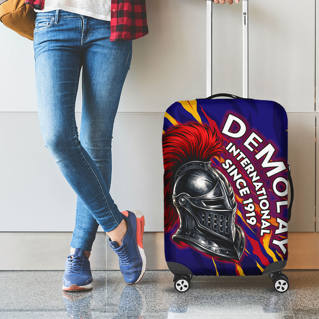 DeMolay 1919 Luggage Cover Knight Faith Unto Death Graphic Art