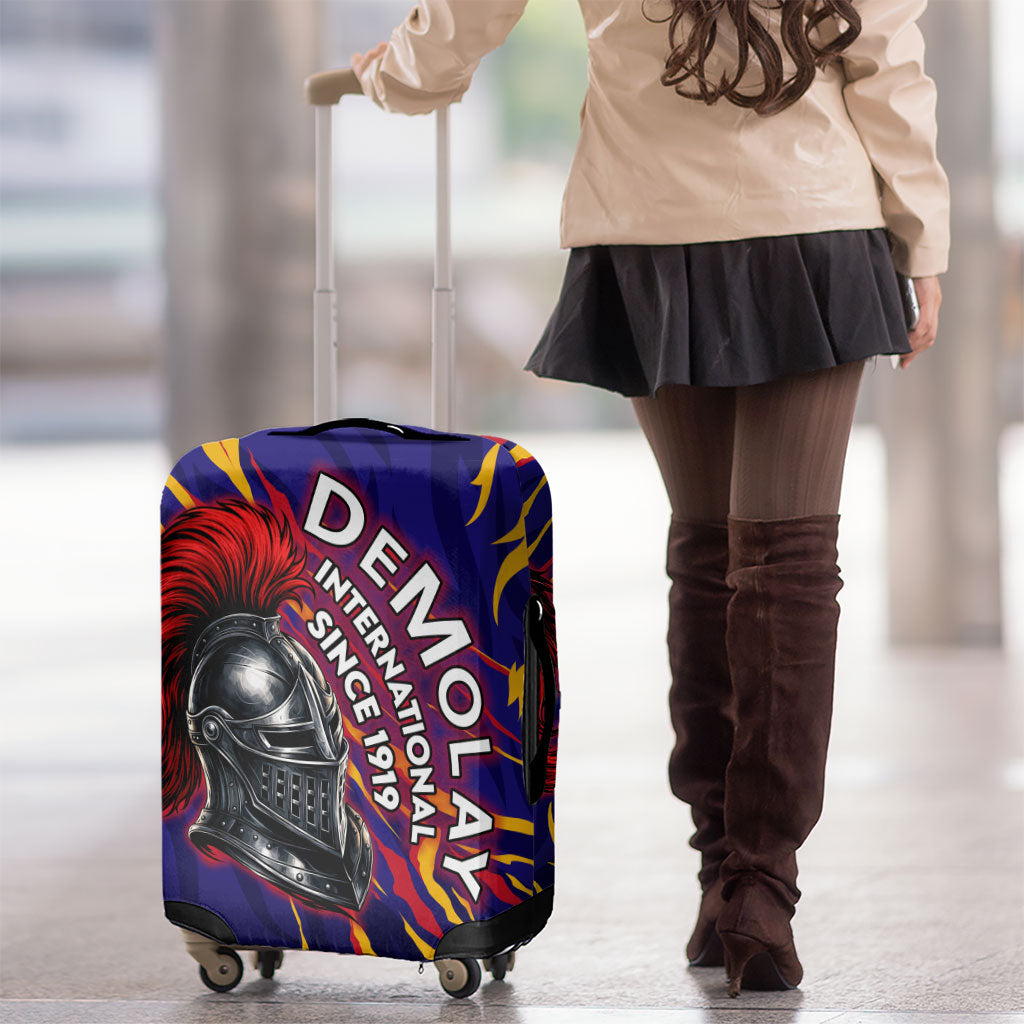 DeMolay 1919 Luggage Cover Knight Faith Unto Death Graphic Art
