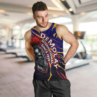 DeMolay 1919 Men Tank Top Knight Faith Unto Death Graphic Art