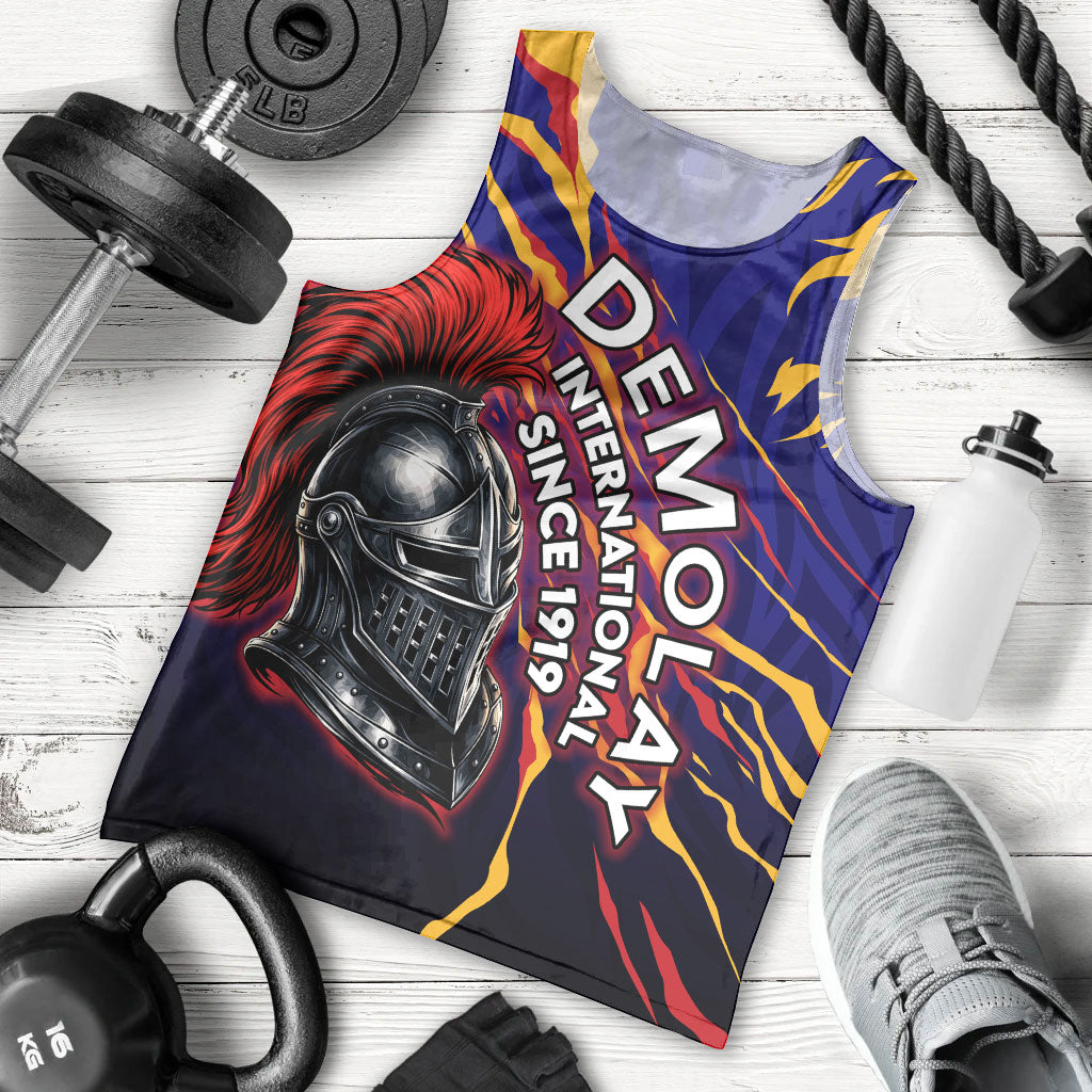 DeMolay 1919 Men Tank Top Knight Faith Unto Death Graphic Art