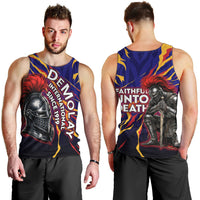DeMolay 1919 Men Tank Top Knight Faith Unto Death Graphic Art