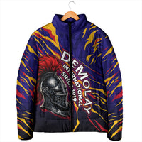 DeMolay 1919 Padded Jacket Knight Faith Unto Death Graphic Art