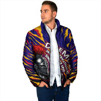 DeMolay 1919 Padded Jacket Knight Faith Unto Death Graphic Art