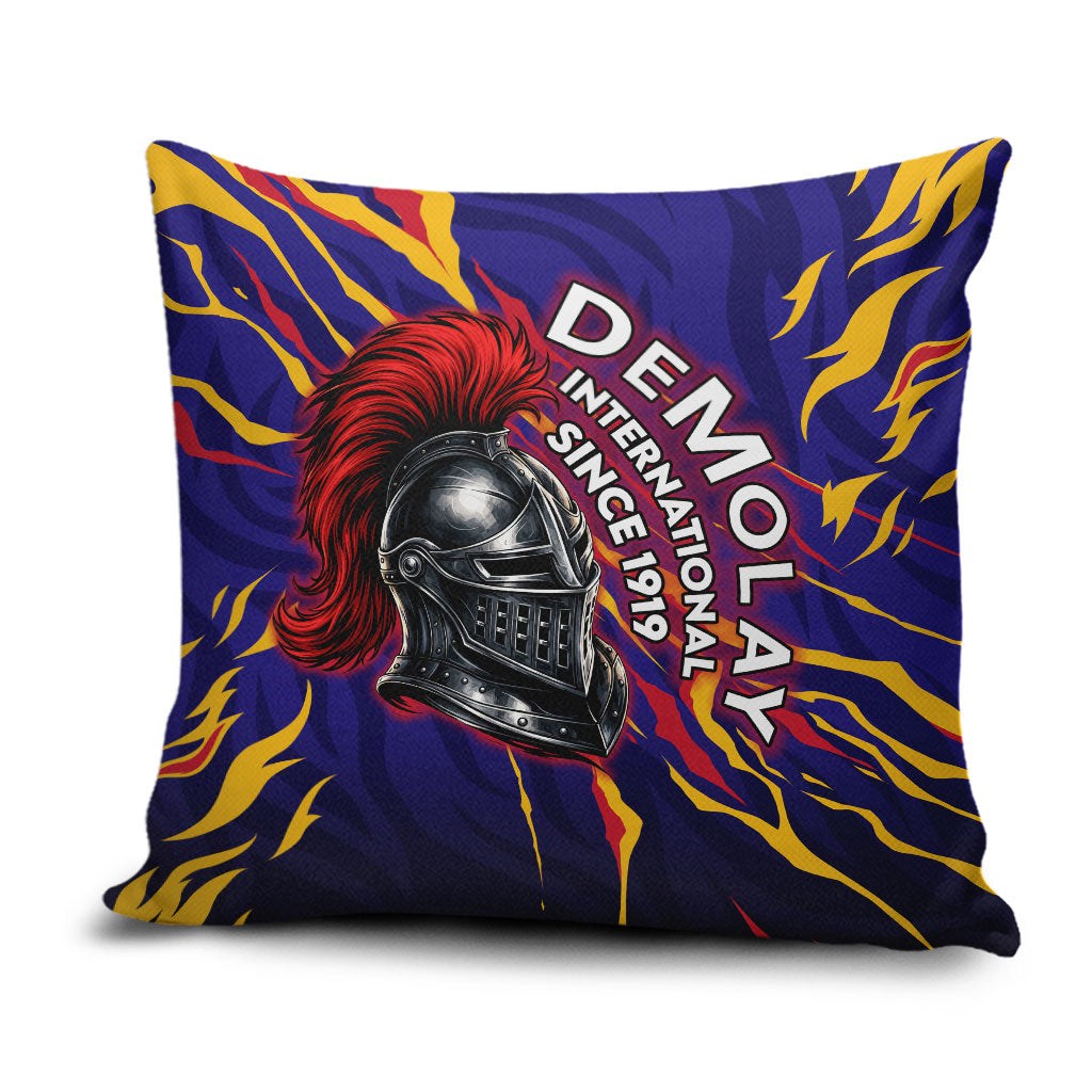 DeMolay 1919 Pillow Cover Knight Faith Unto Death Graphic Art