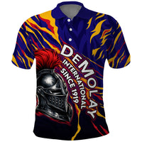 DeMolay 1919 Polo Shirt Knight Faith Unto Death Graphic Art