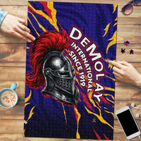 DeMolay 1919 Puzzle Knight Faith Unto Death Graphic Art