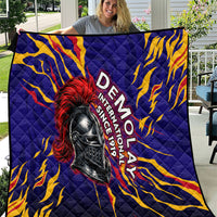 DeMolay 1919 Quilt Knight Faith Unto Death Graphic Art