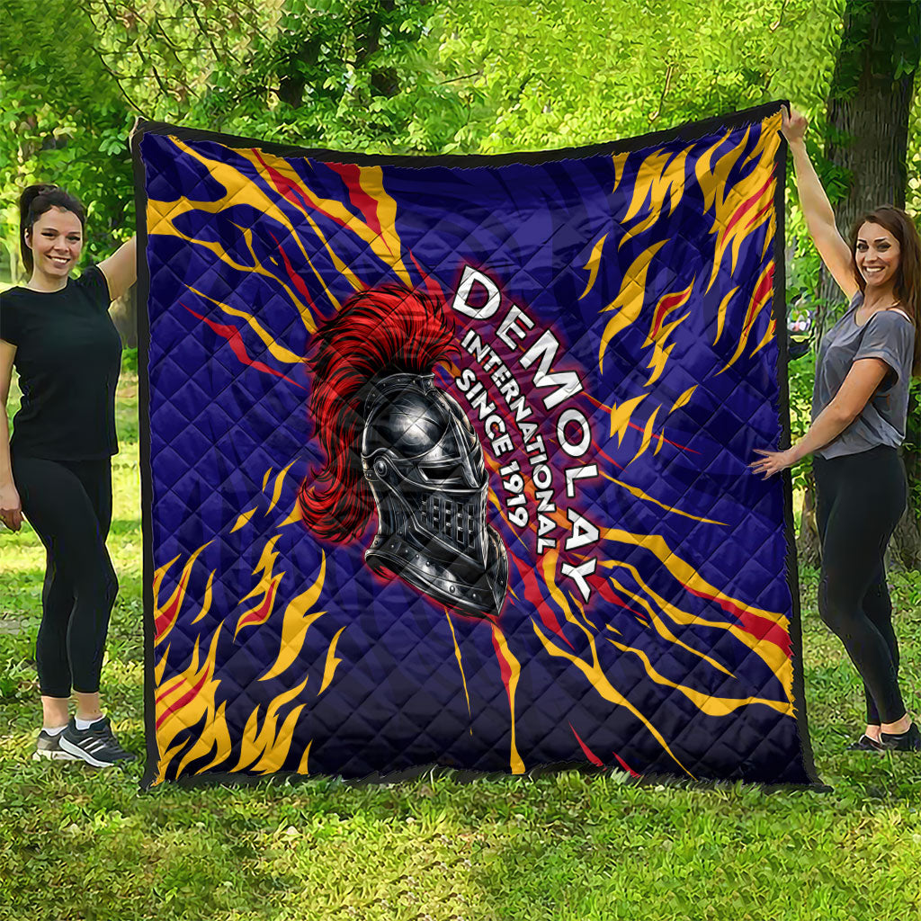DeMolay 1919 Quilt Knight Faith Unto Death Graphic Art