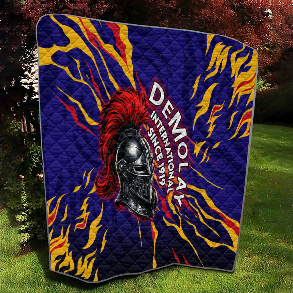 DeMolay 1919 Quilt Knight Faith Unto Death Graphic Art