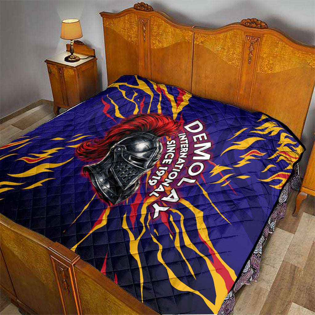 DeMolay 1919 Quilt Knight Faith Unto Death Graphic Art