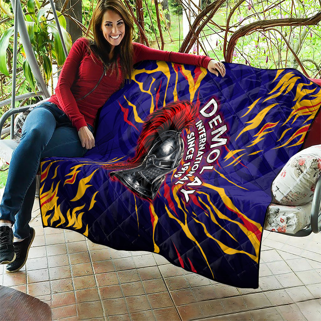 DeMolay 1919 Quilt Knight Faith Unto Death Graphic Art